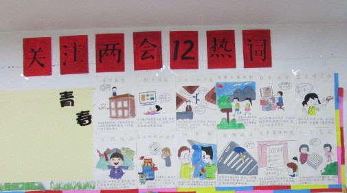 365足球药学系开展庆“两会”教室壁报评比活动