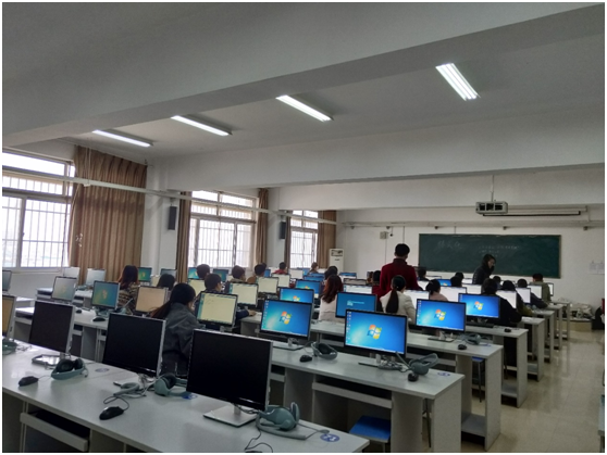 全国计算机等级考试(NCRE)在我部计算机实验教学中心顺利举行
