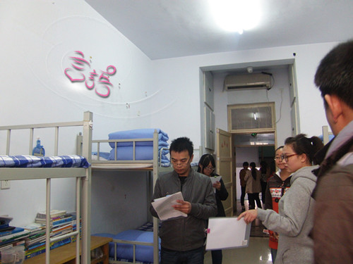 365足球药学系开展宿舍内务检查评比活动