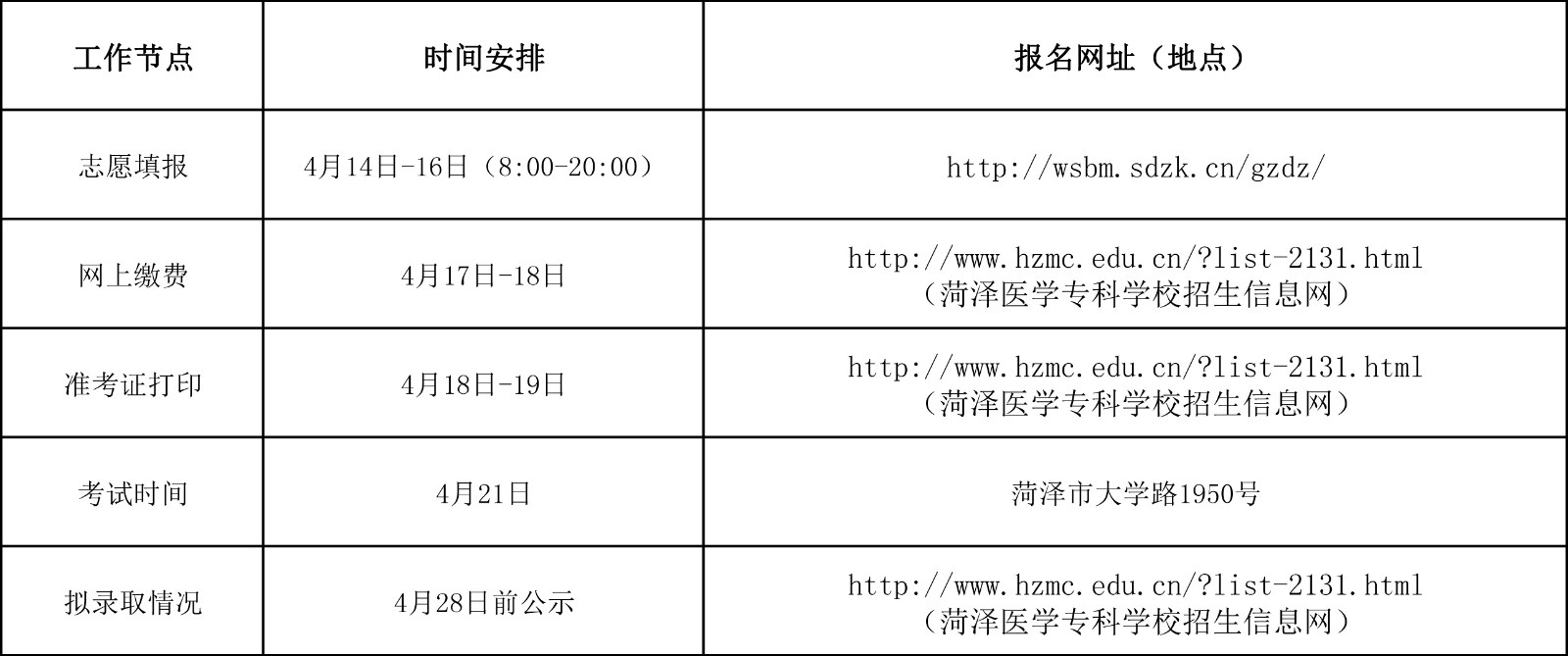 365足球2019年单独招生日程安排